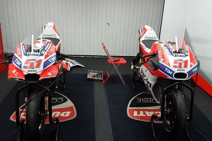 Pembalap uji coba Ducati, Michele Pirro tampil sebagai wildcard di Valencia