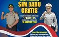 Sambut Peringatan Hari Kemerdekaan Indonesia, Bikin SIM Baru Di Surabaya Gratis