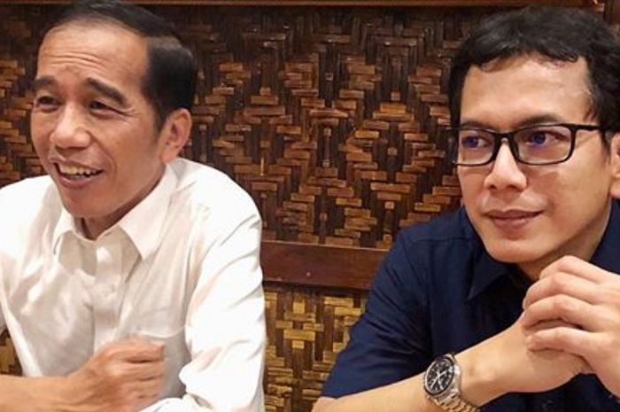 Presiden Jokowi dan Wishnutama.