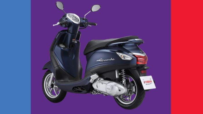 Bagian belakang Yamaha Grande