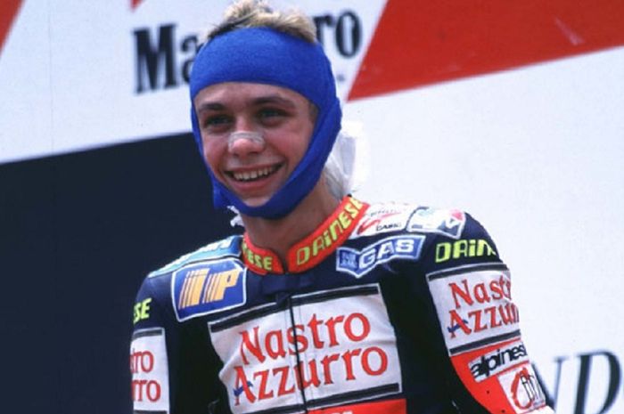 Valentino Rossi meraih juara di Sentul, 1997