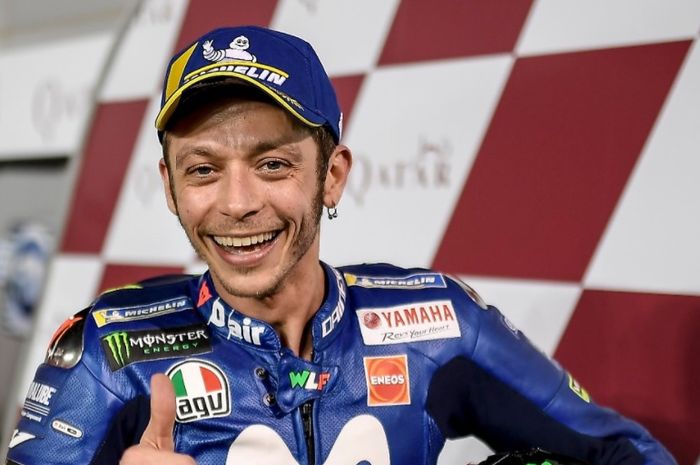 Valentino Rossi usai MotoGP Qatar 2018