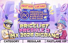 Bongkar Celengan, Tiket Presale 3 IMX 2026 Resmi Dibuka Dengan Harga Mulai Segini