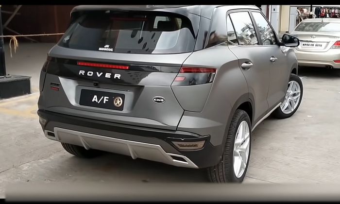 Tampilan belakang modifikasi Hyundai Creta ala Range Rover Velar