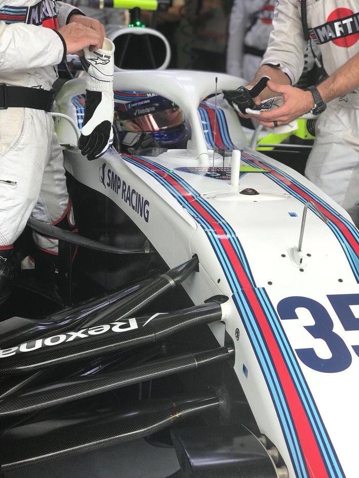 Sergey Sirotkin tampil cukup bagus pada kualifikasi dan menjalani start GP F1 Italia dari posisi 12