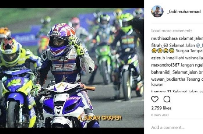 Instagram Fadil Muhammad Banjir Komentar