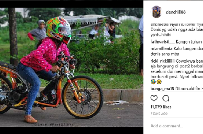 Akun Instagram @denchil diserang netizen