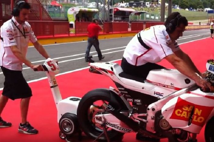 Engine starter ke roda belakang