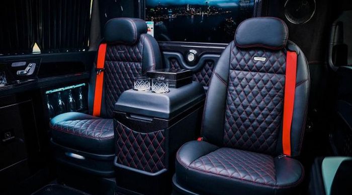 Tampilan kabin mewah Mercedes-Benz V-Class besutan Gruma Exklusiv