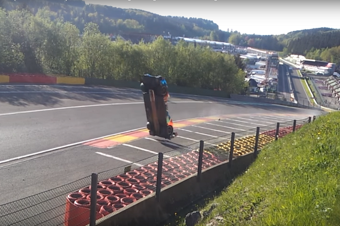 Crash yang terjadi di WEC, sirkuit Spa Francorchamps