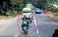 Menyalip Saat Touring Harus Tetap Waspada! Kalau Enggak Nanti Kayak di Video Ini