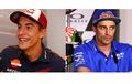 Berbeda, Selebrasi Marc Marquez dan Andrea Iannone Saat Bersama Maskot Michelin