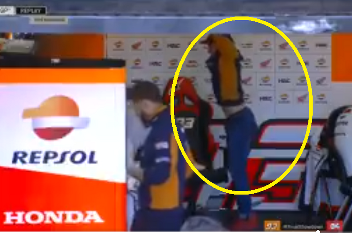 Persiapan Marc Marquez sebelum race MotoGP Valencia 2017