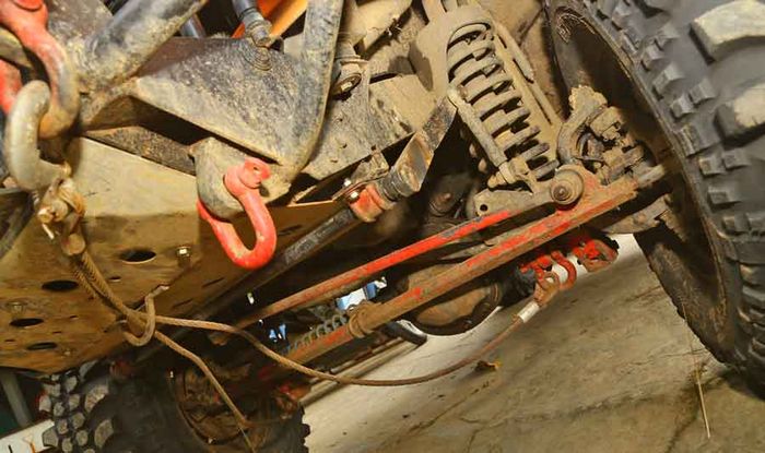 Posisi Tow Hook Off-road