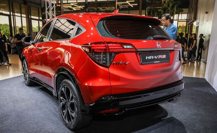 Penampakan belakang Honda HR-V facelift di Malaysia