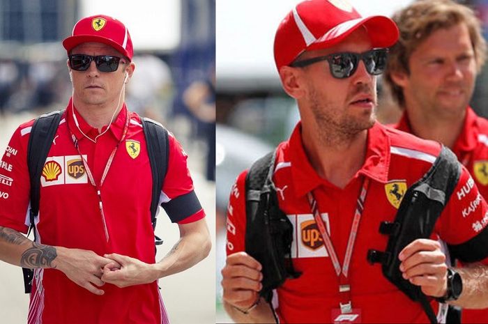 Kimi Raikkonen dan Sebastian Vettel gunakan armband hitam