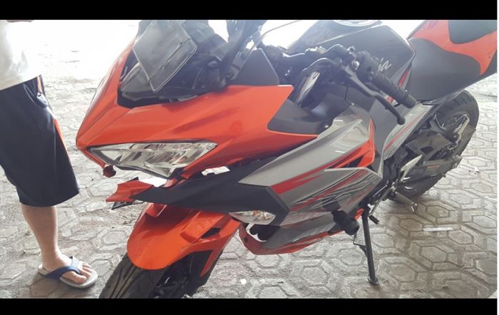 Kawasaki All New Ninja 250 rusak parah usai tabrakan