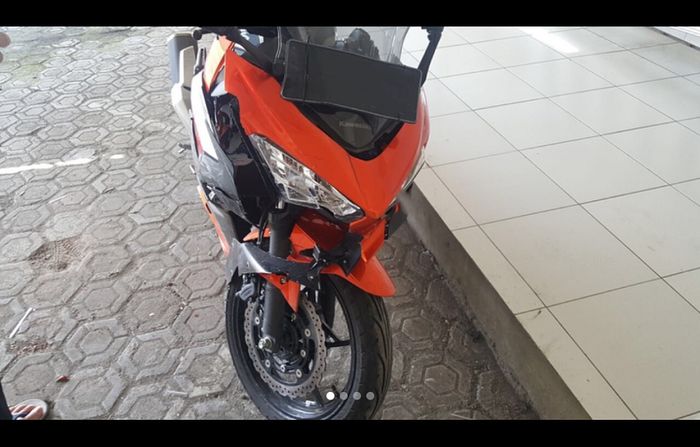 Kawasaki All New Ninja 250 rusak parah usai tabrakan