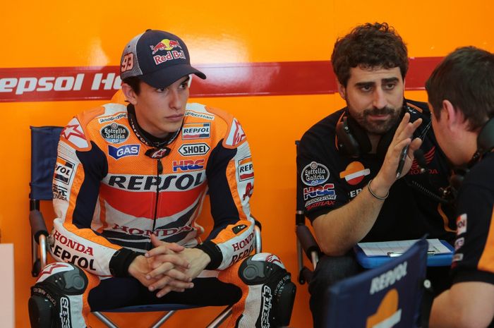 Marc Marquez dan Santi Hernandez