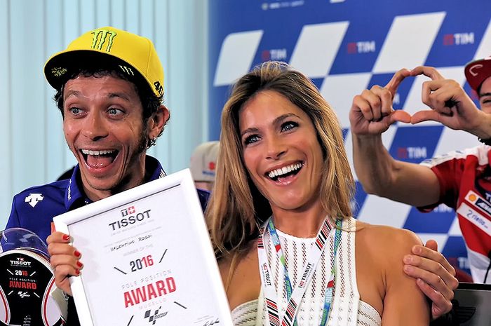 Valentino Rossi dan Eleonora Pedron 