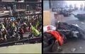 Bentrok Ormas di Petukangan Utara, Puluhan Motor Tergeletak Pasca Bentrok