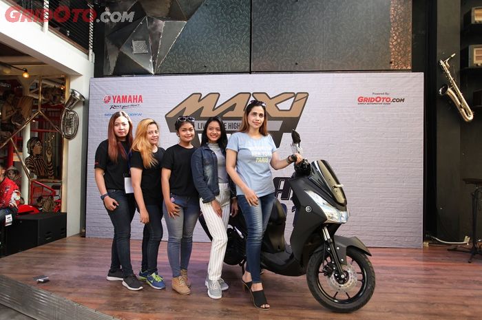 Deretan Maxi Lady di Customaxi Yamaha 2018 seri Yogyakarta