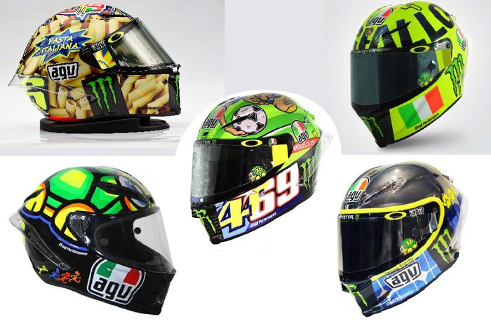 Helm spesial Mugello Valentino Rossi sejak 2013