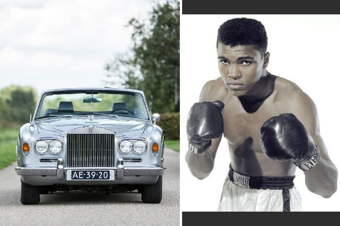 Rolls-Royce Silver Shadow cabriolet, salah satu koleksi mobil Muhammad Ali