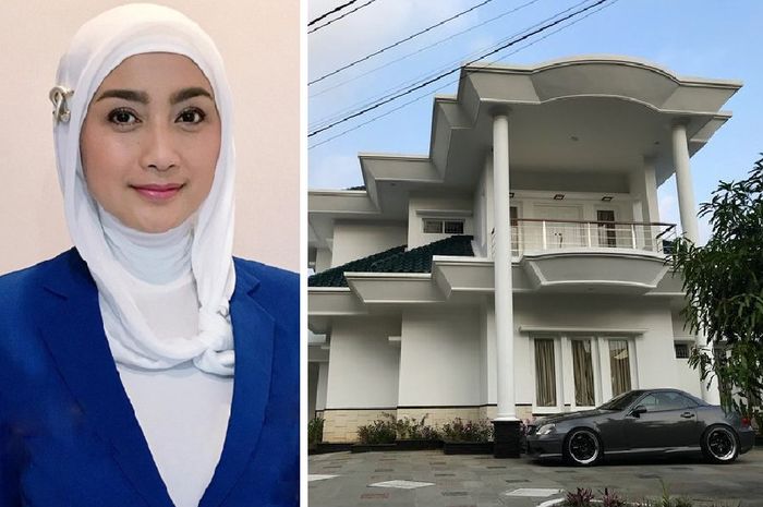 Deretan mobil di rumah mewah artis Desy Ratnasari