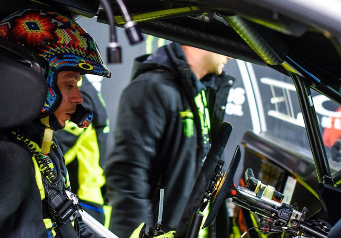 Valentino Rossi mengikuti Monza Rally Show 2017