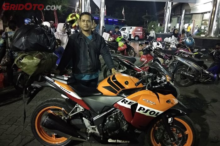 Salah satu peserta Mudik Balik Bareng Honda 2018, Sugiyanto.