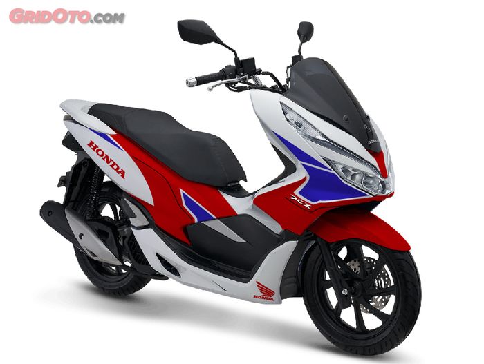 All New PCX dengan warna RWB khas Honda