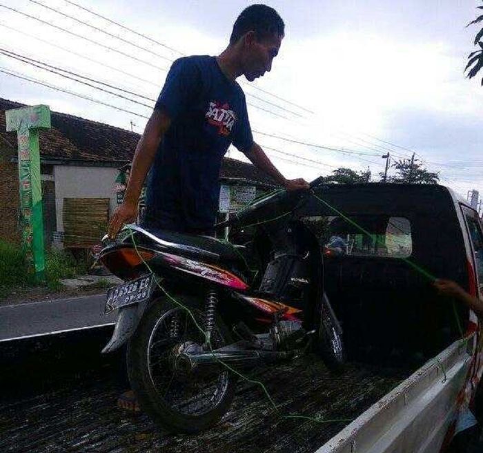 Sepeda motor sudah kembali diambil