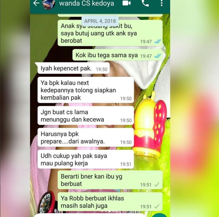 Nasehat penumpang kepada driver yang sudah mengantarnya