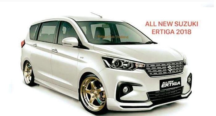 Modifikasi digital Suzuki Ertiga pakai pelek racing