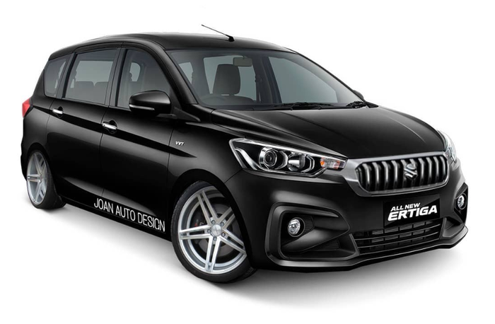 Modifikasi digital All New Ertiga 2018 pakai gril SX4 S-Cross