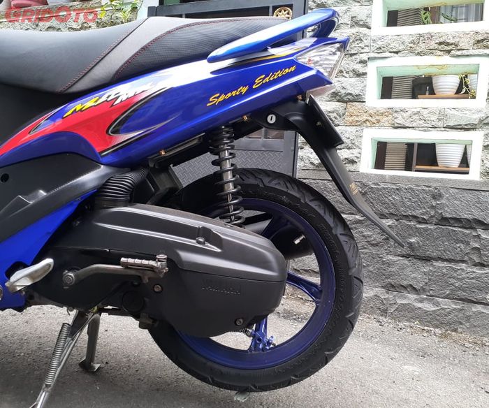 Bak CVT Yamaha Mio Soul terpasang apik pada Yamaha Mio Smile bro Hanin ini