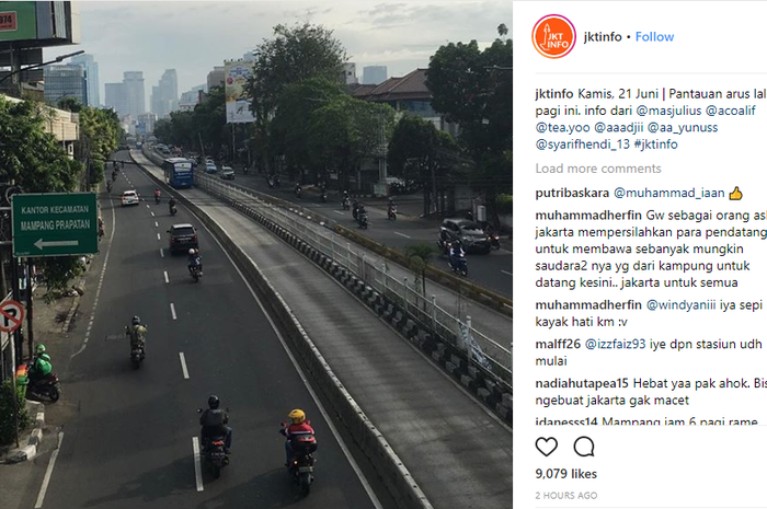 Potret Jakarta masih sepi