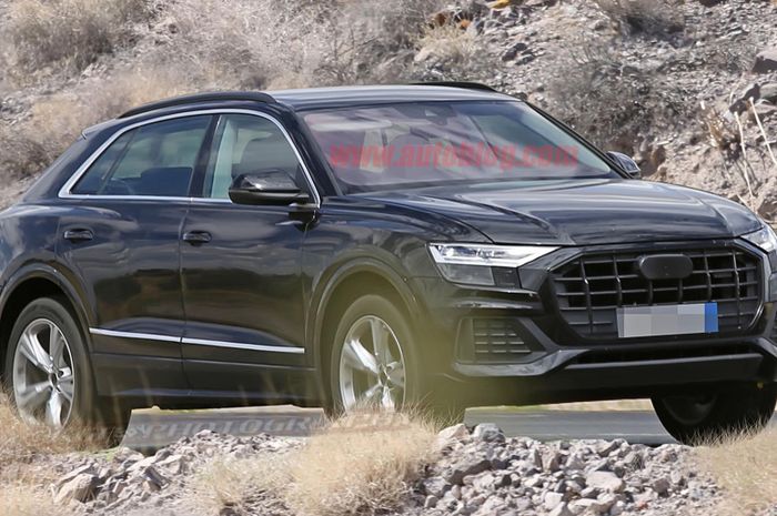 Wujud Audi Q8 sedang uji coba