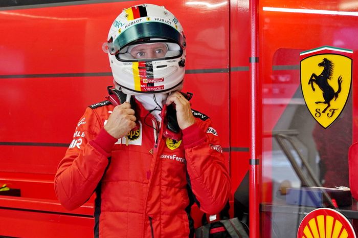 Sebastian Vettel masih menjadi andalan tim Ferrari sampai akhir musim balap F1 2020