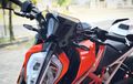 Dongkrak Tampilan KTM New Duke Lewat Aplikasi Windshield Powerparts, Barang Impor Nih Bro!