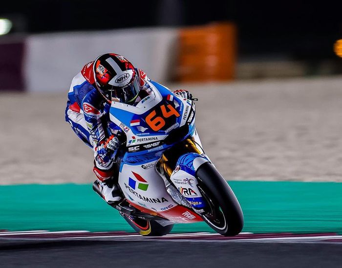 Rekan setim Luthi, Bo Bendsneyder, memiliki hasil yang lebih baik pada hari terakhir tes Moto2 Qatar