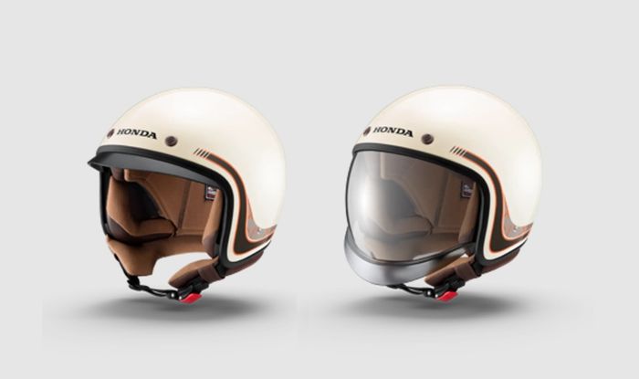 Visornya punya desain yang unik