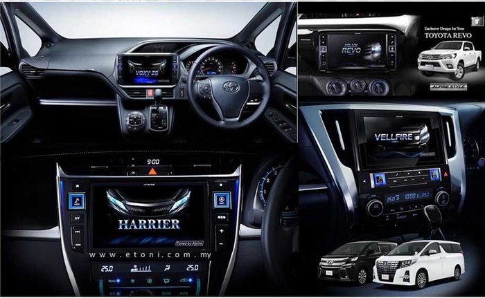 Alpine Style baru tersedia untuk 3 model mobil Toyota
