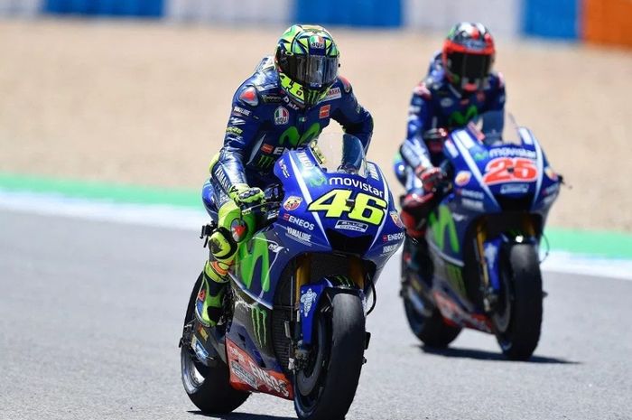 Valentino Rossi dan Maverick Vinales