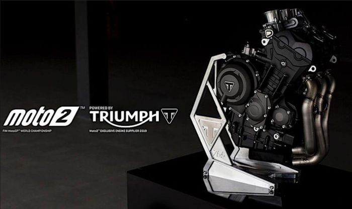 Moto musim2019 akan pakaimesin dari Triumph