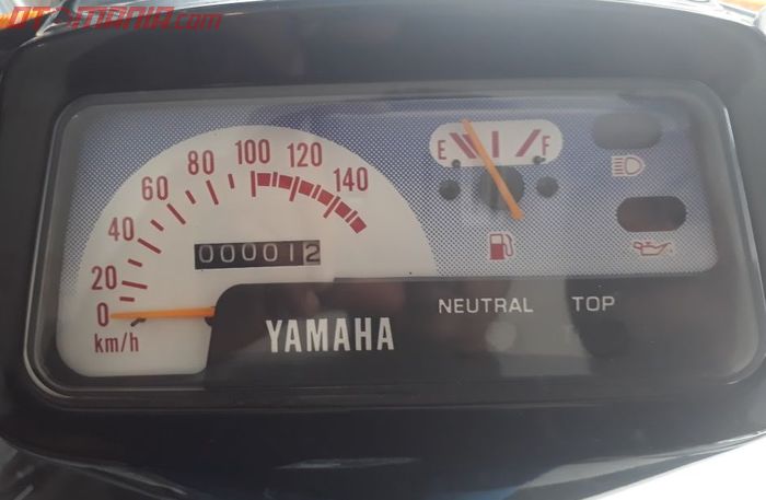 Odometer dari Yamaha Sigma masih menunjukkan jarak 1,2 kilometer