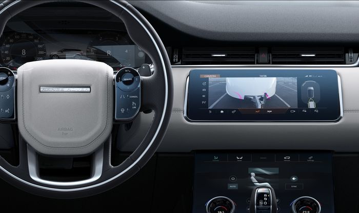 Interior Evoque kini dipenuhi layar