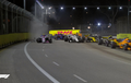Baru Lap Pertama, Satu Pembalap Force India Bikin Crash Rekan Setimnya di F1 Singapura