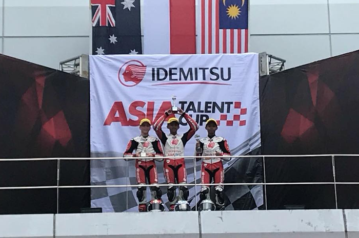 Podium race 1 Asia Talent Cup, Malaysia 2018